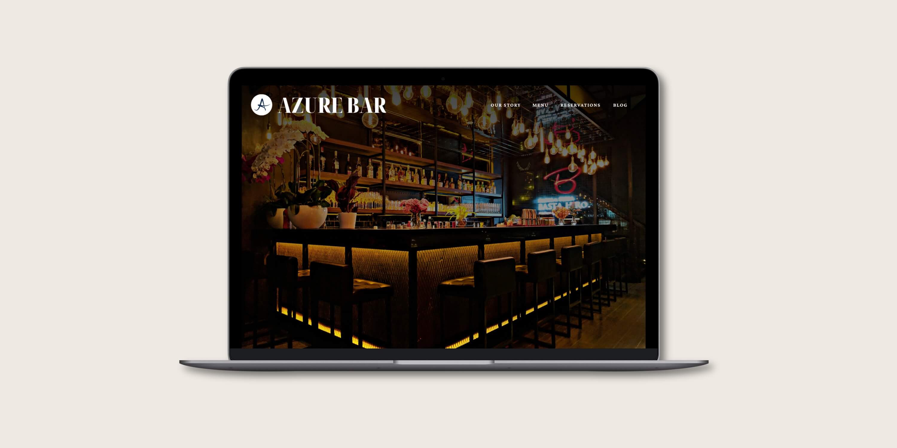 Website design & branding for Cornish cocktail bar